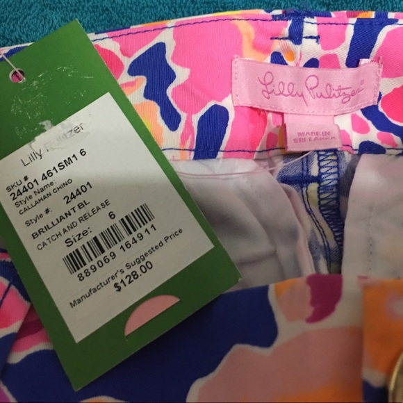 Lilly Pulitzer Pants - Callahan Chino Pants Catch and Release